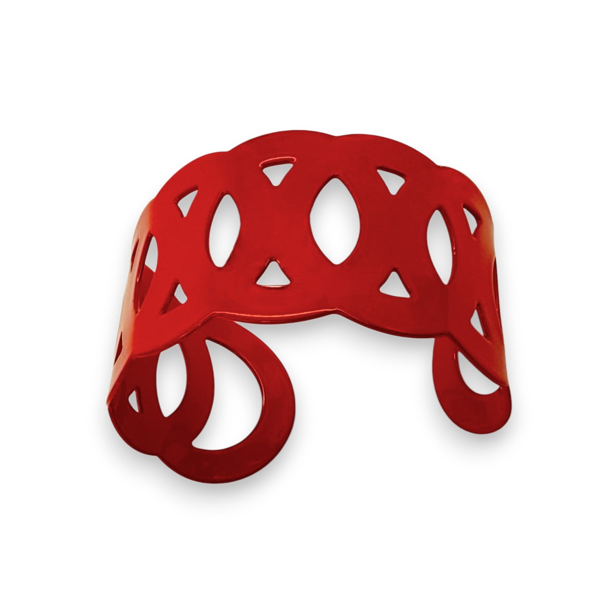 Overlapping Circles Cuff Bracelet