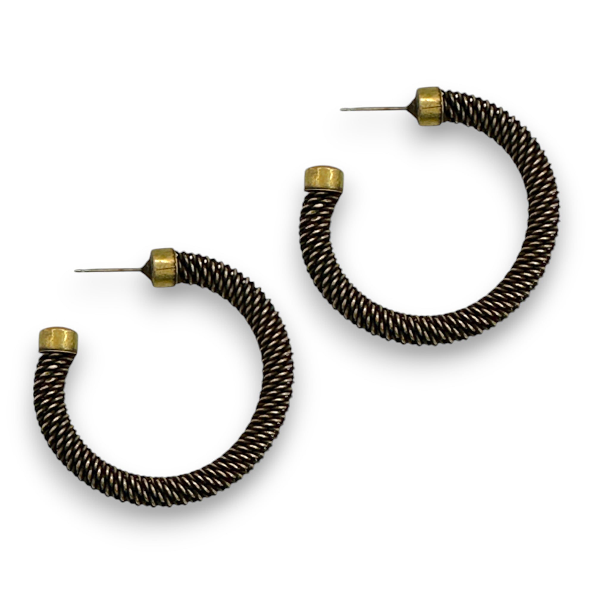 Large Mesh Hoop Earrings