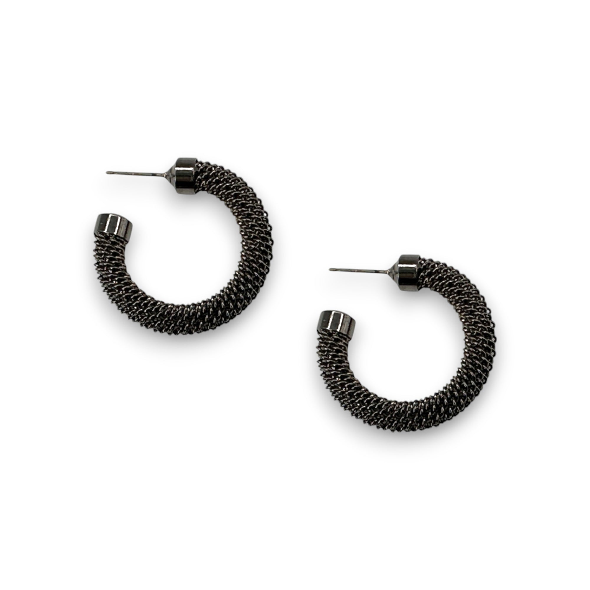 Small Mesh Hoop Earrings