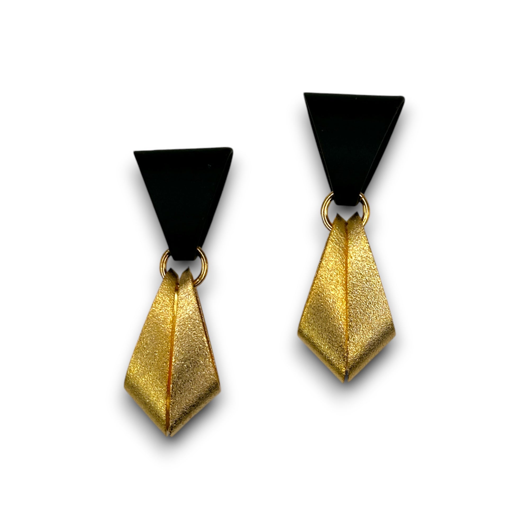 Geometric Drop Earrings Powder Coat | Erica Zap Designs