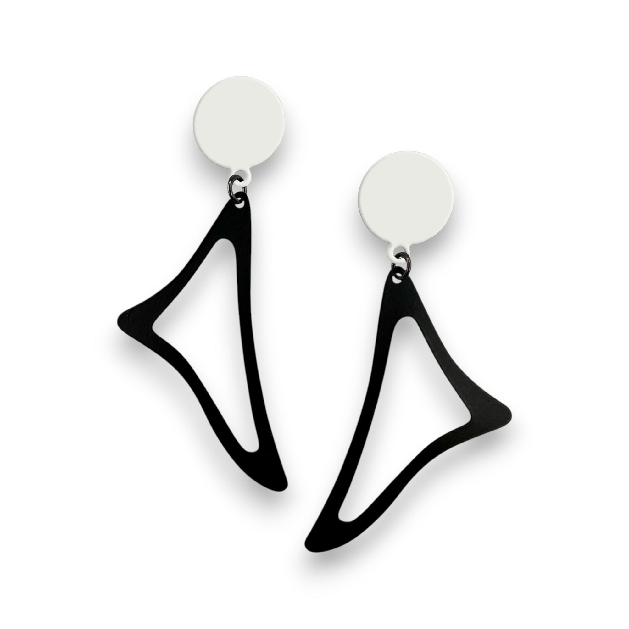 Mod Triangle Earrings