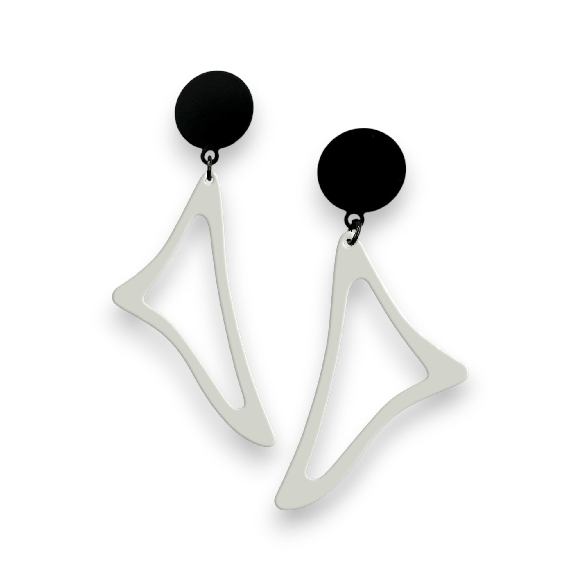 Mod Triangle Earrings