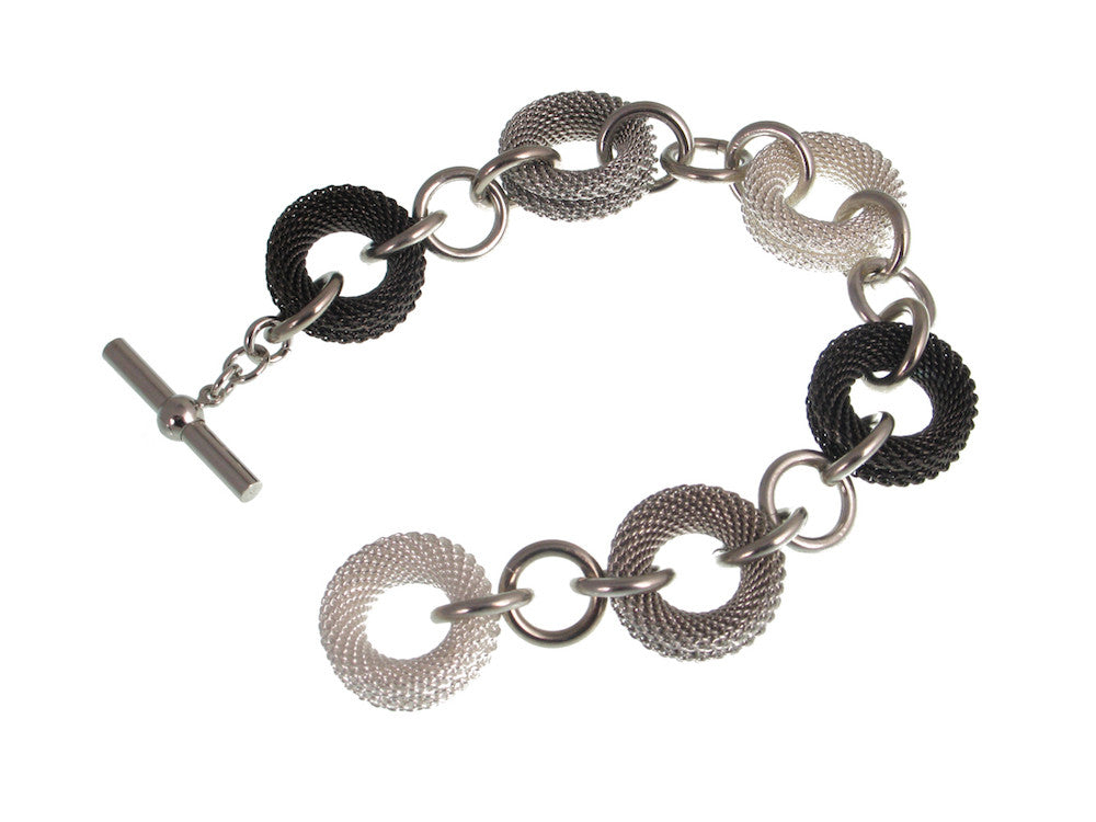 Mesh Bracelet with Infinity Loop Magnetic Clasp | ERICA ZAP DESIGNS