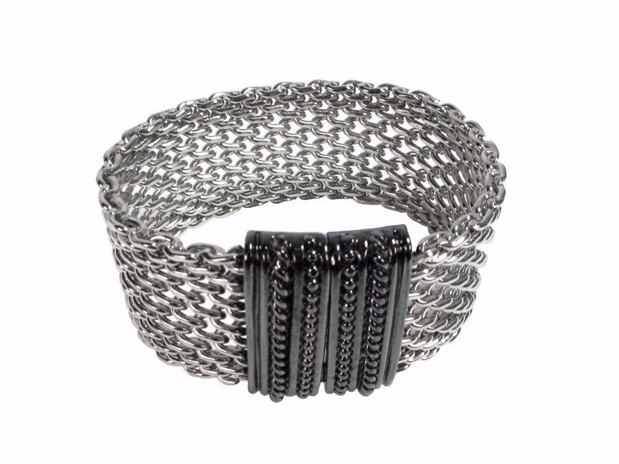 Flat Mesh Bracelet with Magnetic Clasp | ERICA ZAP DESIGNS