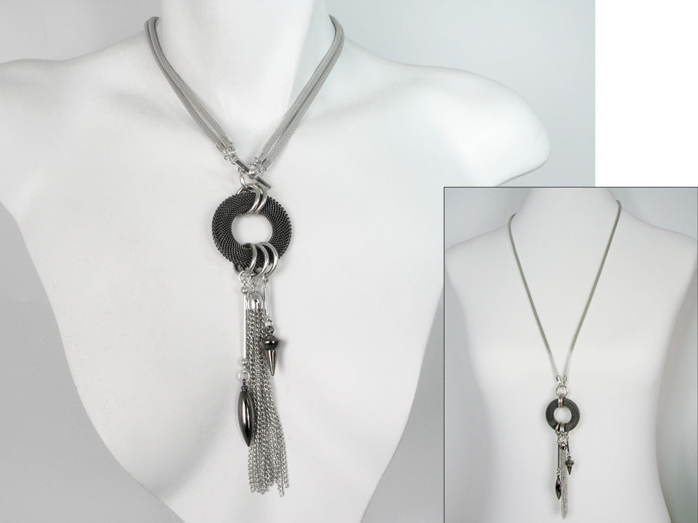 Mesh tassel pendant shop