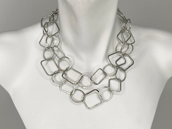 Geometric Link Necklace - Erica Zap Designs